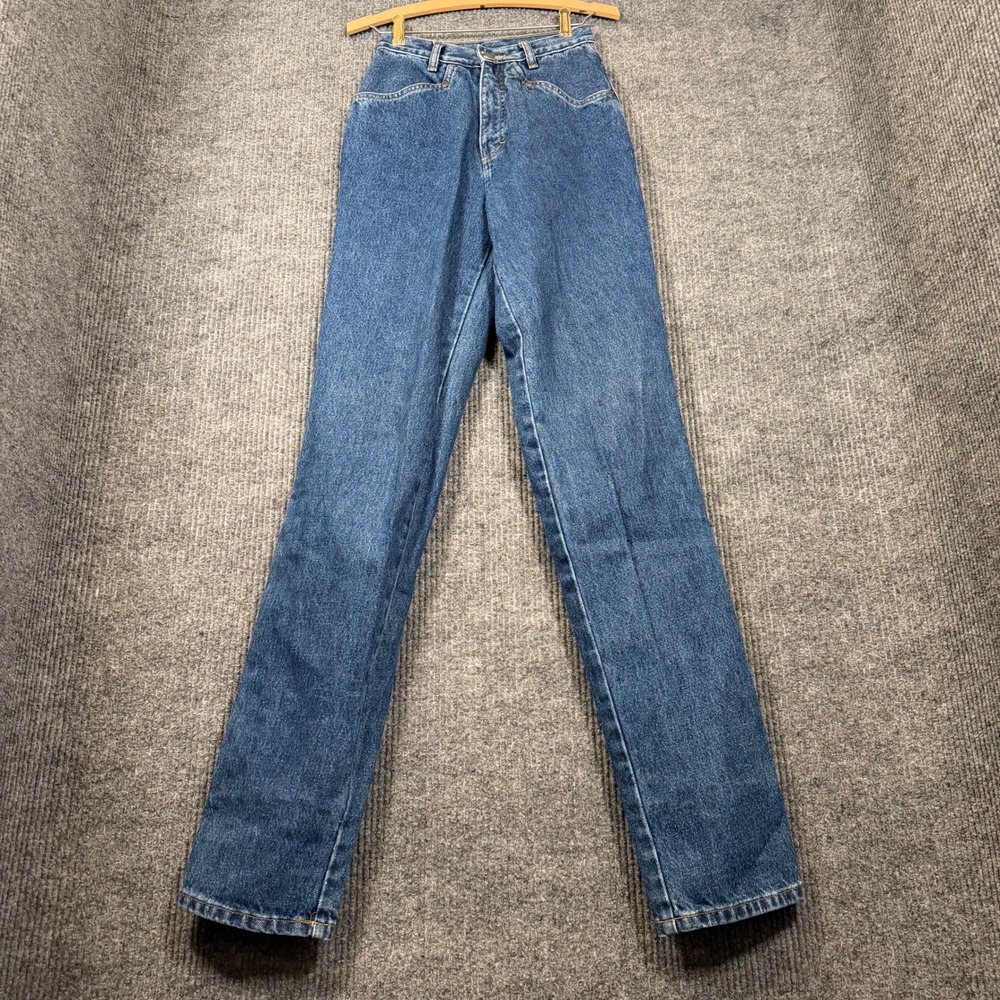 Vintage Thoroughbred Jeans Women 5/6 Blue Bareback Yoke Cowgirl Ranch Texas‎ USA